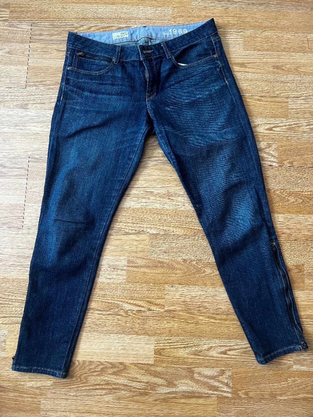 Gap 1969 Legging Jean with Ankle Zippers Size 30/10